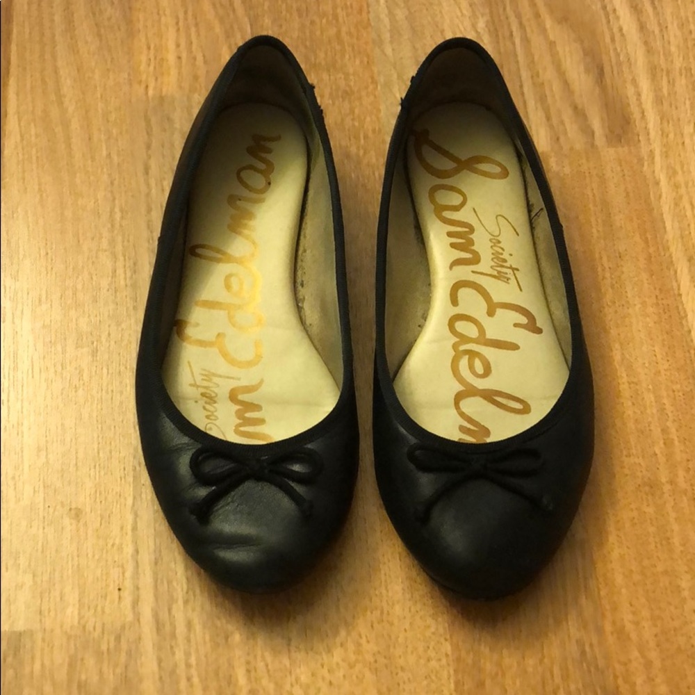 Sam Edelman black ballet flats - size 8